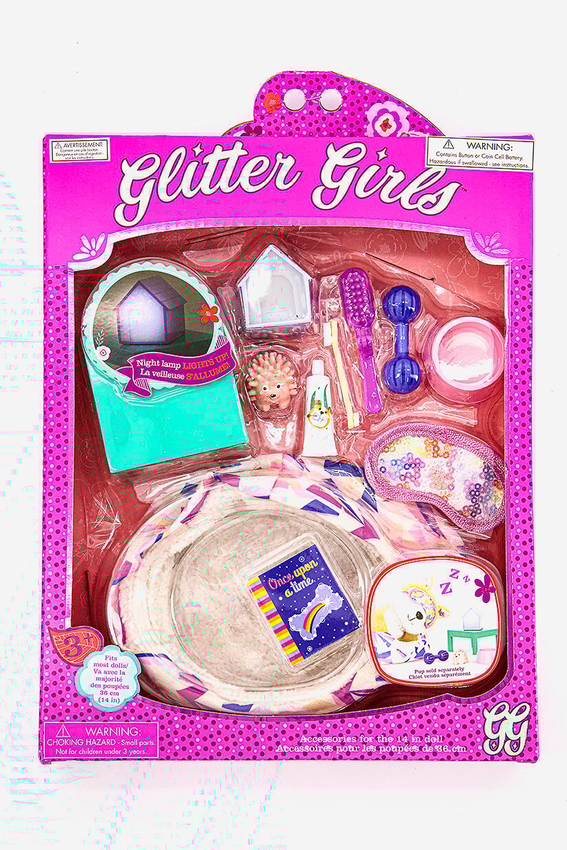 Glitter Girls Bedtime Pup Accessory Set