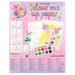 Top Model Water Colouring Paper - 10 x Designs