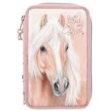 Load image into Gallery viewer, Miss Melody Triple Filled Pencil Case Romantic (horse head)