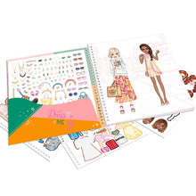 Load image into Gallery viewer, Top Model Dress Me Up Sticker Book (11 x sticker sheets)