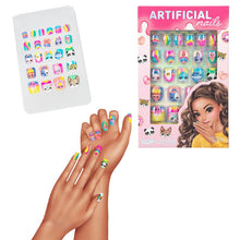 Load image into Gallery viewer, Top Model Artificial Nails With Glitter Effects