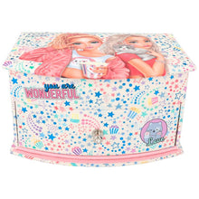 Load image into Gallery viewer, Top Model Jewellery Box Small Cutie Star (2xgirls with cat)