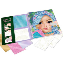 Load image into Gallery viewer, Top Model Colouring Book Stick &amp; Shine Tattoo Stickers