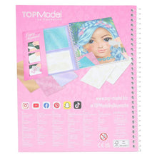 Load image into Gallery viewer, Top Model Colouring Book Stick &amp; Shine Tattoo Stickers