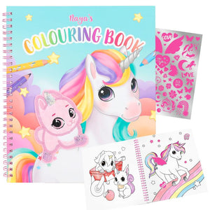 Ylvi Unicorn Colouring Book with Stickers