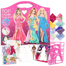 Load image into Gallery viewer, Top Model Create Your Glamour Special Colouring Book