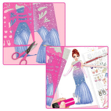 Load image into Gallery viewer, Top Model Create Your Glamour Special Colouring Book