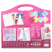 Load image into Gallery viewer, Top Model Create Your Glamour Special Colouring Book