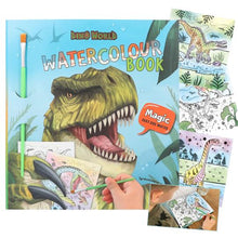 Load image into Gallery viewer, Dino World Water Colour Book with Brush