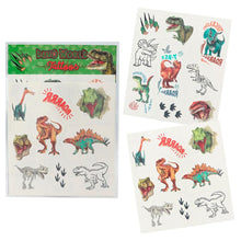 Load image into Gallery viewer, Dino World Tattoos (2 x sheets)