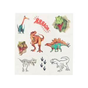 Dino World Tattoos (2 x sheets)