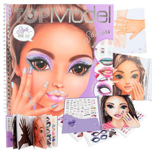 Load image into Gallery viewer, Top Model Dress Me Up Face Beauty Sticker Book