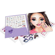 Load image into Gallery viewer, Top Model Dress Me Up Face Beauty Sticker Book