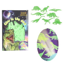 Load image into Gallery viewer, Dino World Glow In The Dark Stickers