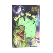 Load image into Gallery viewer, Dino World Glow In The Dark Stickers