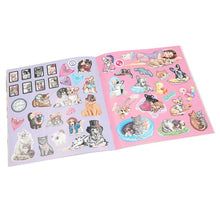 Load image into Gallery viewer, Top Model Stickerworld Kitty &amp; Doggy Blonde and Brunette