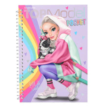 Load image into Gallery viewer, Top Model Pocket Colouring Book 120pg