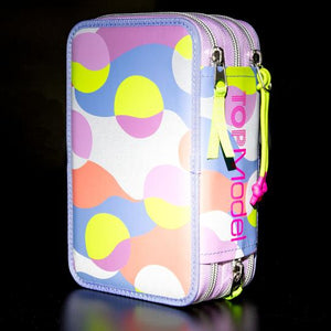 Top Model Triple Filled Pencil Case Flash (girl w glasses)