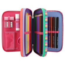 Load image into Gallery viewer, Top Model Triple Filled Pencil Case Joy (3 x girls)