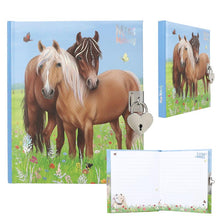 Load image into Gallery viewer, Miss Melody Diary Heartlock &amp; Key (Horses)