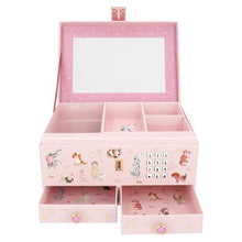 Load image into Gallery viewer, Top Model Jewellery Box w Code &amp; Sound (2xgirls w dog &amp; cat)