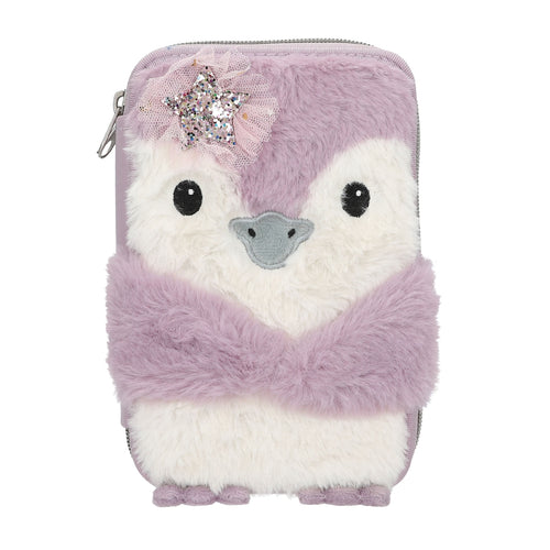 Princess Mimi Double Filled Pencil Case - Penguin