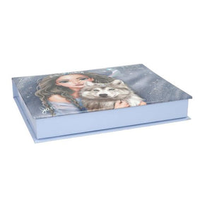 Top Model Stationery Box Wolf with Mirror