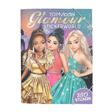 Load image into Gallery viewer, Top Model Glamour Stickerworld with 6 x Sticker Pages