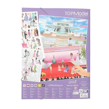 Load image into Gallery viewer, Top Model Glamour Stickerworld with 6 x Sticker Pages