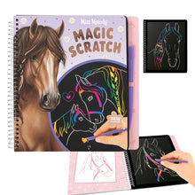 Load image into Gallery viewer, Miss Melody Magic Scratch Book (2 Horses)