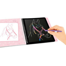 Load image into Gallery viewer, Miss Melody Magic Scratch Book (2 Horses)
