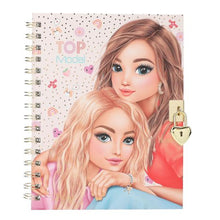 Load image into Gallery viewer, Top Model Happy Diary with Padlock &amp; Bracelet (2 x girls)