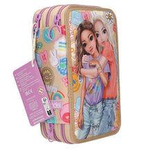 Load image into Gallery viewer, Top Model Triple Filled Pencil Case - Girl Power