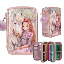 Load image into Gallery viewer, Top Model Triple Filled Pencil Case - Viva Violet