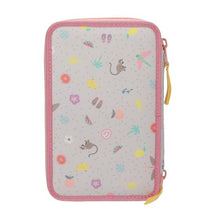Load image into Gallery viewer, Top Model Triple Filled Pencil Case (2 x girls with monkey)