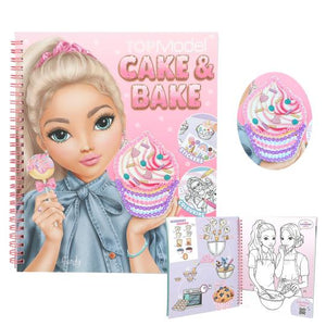 Top Model Cake & Bake Colouring Book