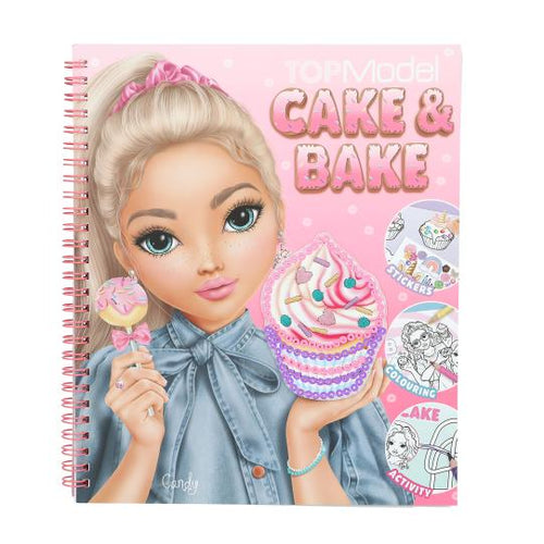 Top Model Cake & Bake Colouring Book