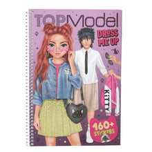 Load image into Gallery viewer, Top Model Dress Me Up Big Rebel Kitty (160+ stickers)