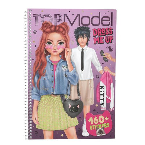 Top Model Dress Me Up Big Rebel Kitty (160+ stickers)