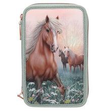 Load image into Gallery viewer, Miss Melody Triple Filled Pencil Case - 3 Horses