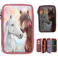 Load image into Gallery viewer, Miss Melody Triple Filled Pencil Case With LED