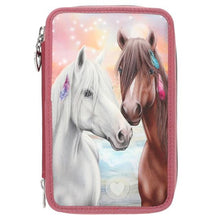 Load image into Gallery viewer, Miss Melody Triple Filled Pencil Case With LED