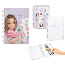 Load image into Gallery viewer, Top Model - Pocket Colouring Book(Purple)