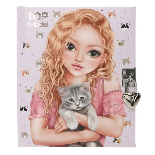 Top Model Kitty Diary With Lock