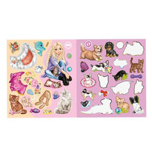 Load image into Gallery viewer, Top Model Stickerworld Kitty &amp; Doggy 2 blondes