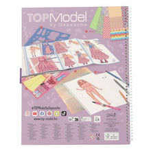 Load image into Gallery viewer, Top Model Special Design Book (w design paper,stencils,stick