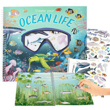 Load image into Gallery viewer, Create Your Ocean Life (glitter &amp; paper stickers)