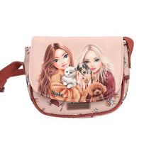 Load image into Gallery viewer, Top Model Small Shoulder Bag (2 x girls w cat &amp; dogs)