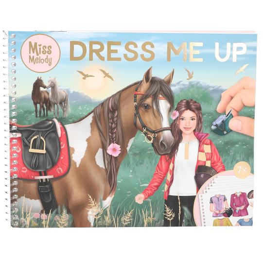 Miss Melody Dress Me Up with Foil & Paper Stickers