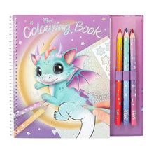 Load image into Gallery viewer, Ylvi Lucky Dragon Colouring Book w Pencils &amp; Stickers